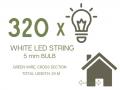 LED virtene GREEN CW-320